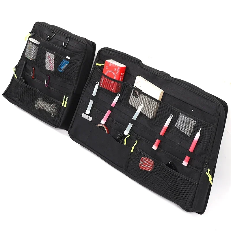 

For Toyota Land Cruiser LC71 LC76 2007+ Car Rear Window Storage Bag Tool Organizer Package Storage Car Organizer Accessories