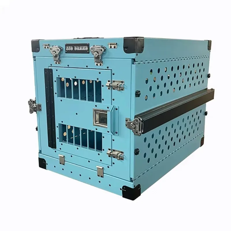 

Portable Folding Pet Carrier Collapsible Single Dog Crate / Metal Cages For Dogs "car Travel Accessories " Carton Box CLASSICS