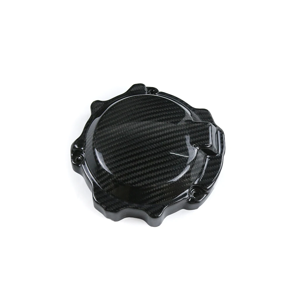 Cubierta de motor de fibra de carbono para motocicleta Kawasaki ZX10R SE ZX10RR 2011-2023, funda protectora de alternador de embrague, accesorios de carenado