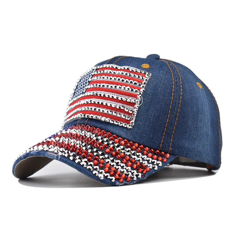 ファッションジーンズブルーベースボールキャップ（女性と男性用）