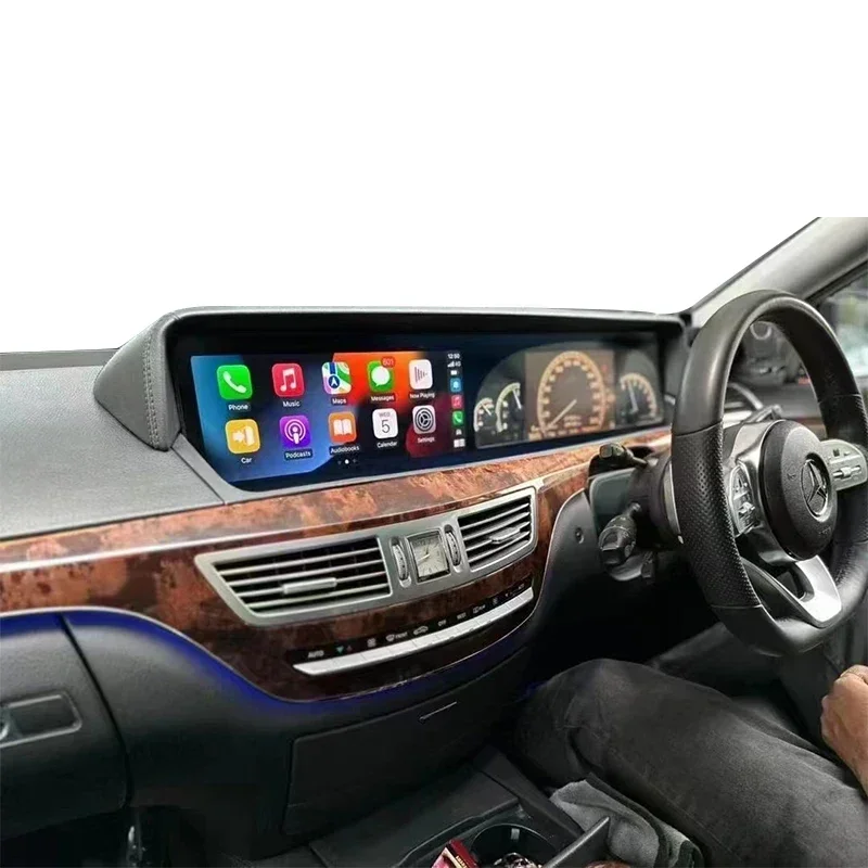 

12.3 Inch Dvd Car Radio Stereo Android Touch Screen Multimedia Player Carplay for Mercedes Benz S Class