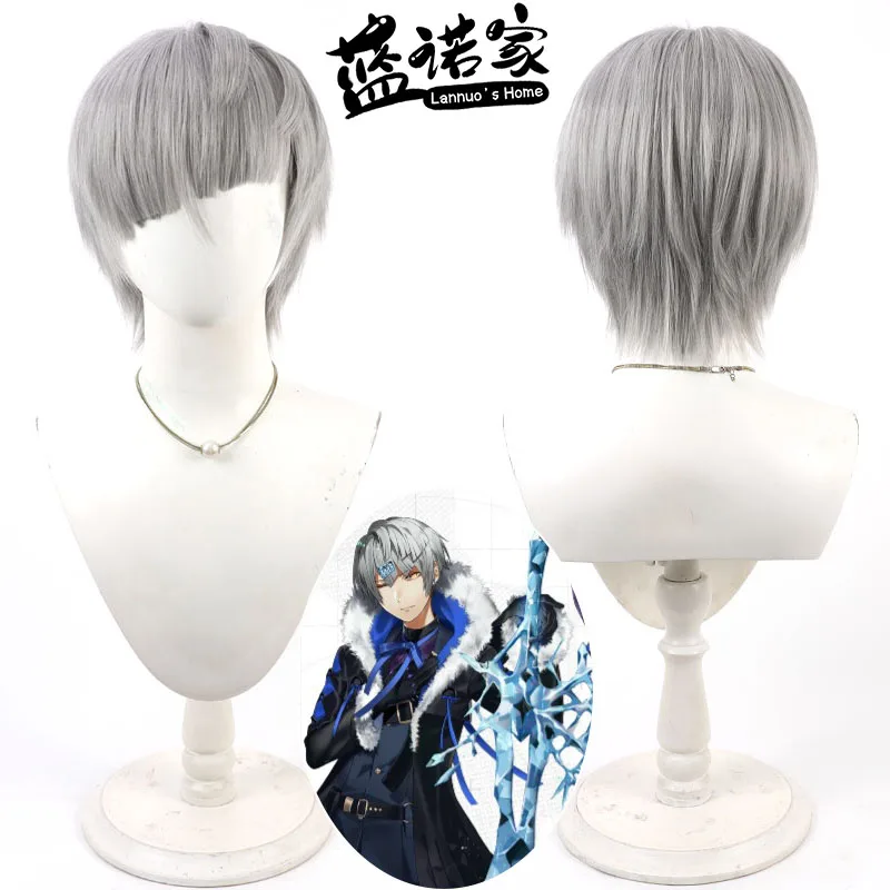 Battle Talent Analysis System Adam Yuriev Cos Cosplay Wig Halloween Carnival Party Props Synthetic Hair Heat Resistant Fiber