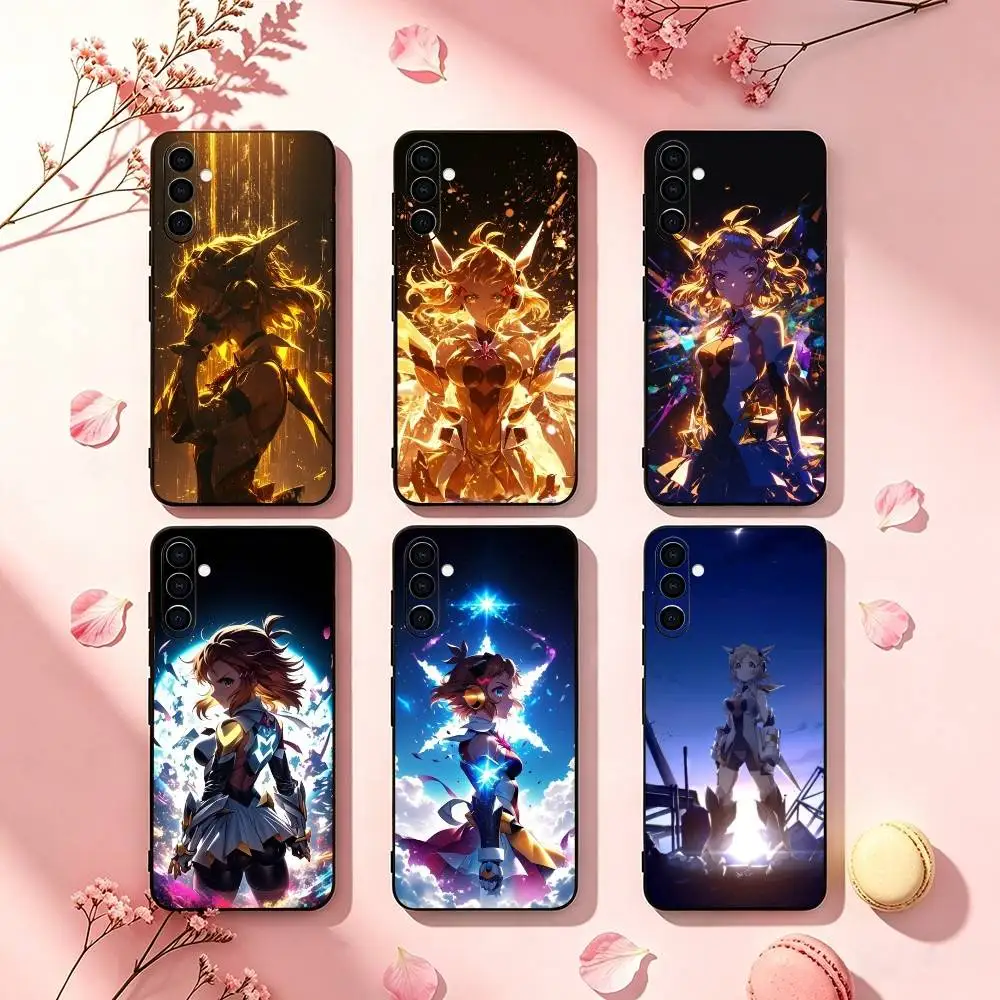 Senki Zesshou Symphogear Anime  Phone Case For Samsung Galaxy A73,A72,A71,A70,A53,A52,A51,Soft Silicone Black Cover