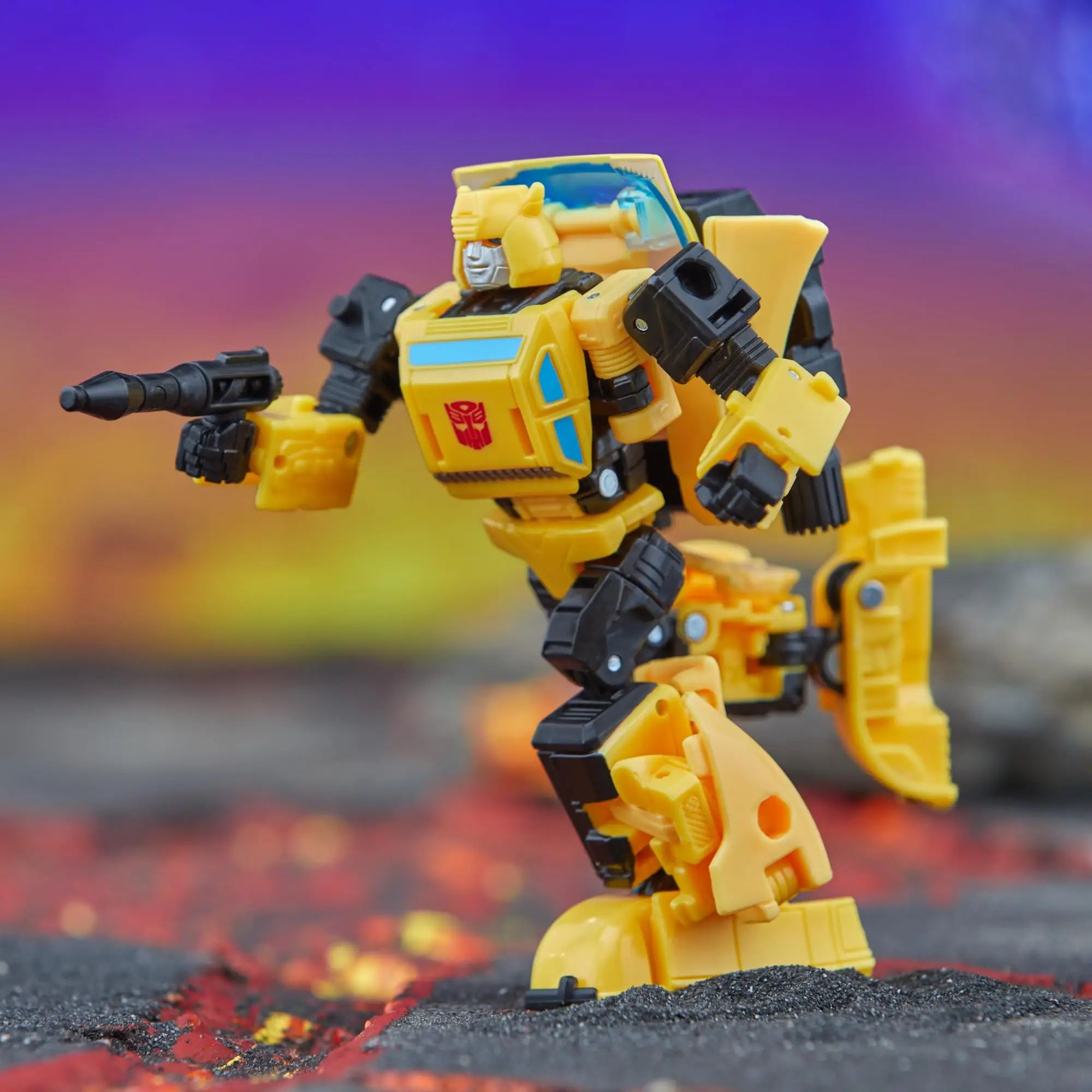 Hasbro Transformers Legacy Deluxe Class Origin Bumblebee 5.5 นิ้วแปลงรูปการกระทํา, 8+ G1292