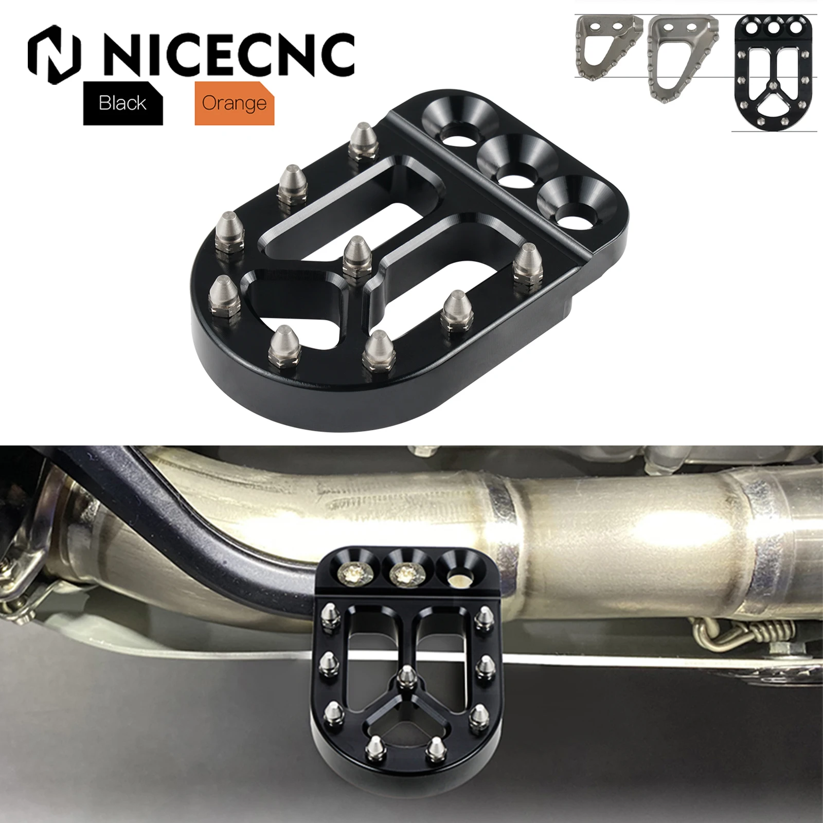 

For KTM 790 890 Adventure R/S 2018-2024 Brake Pedal Lever Step Plate Tip Husqvarna 701 Enduro 2016-2023 690 Enduro R SMC R 19-23