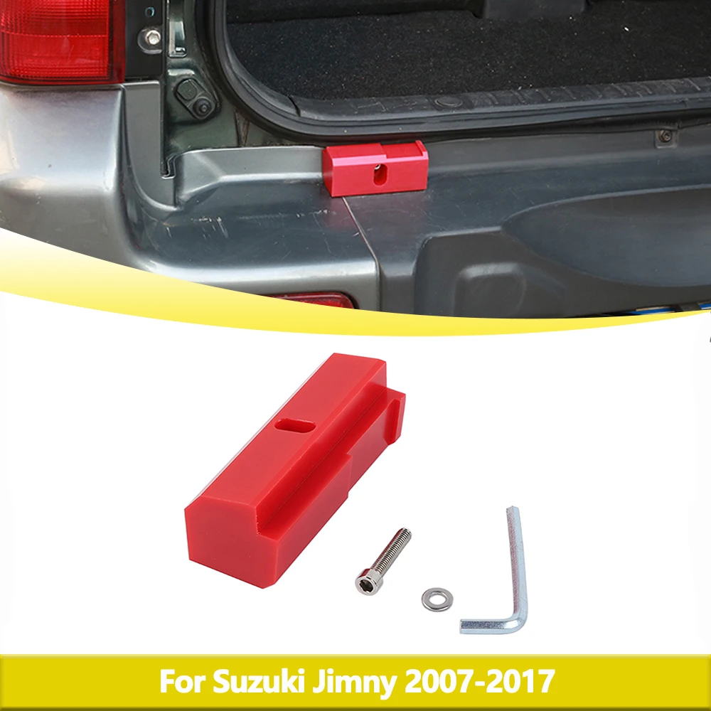 Car Tail Door Limit Block Protection Cover Trim for Suzuki Jimny 2007-2014 2015 2016 2017 Tailgate Limiter Interior Accessories