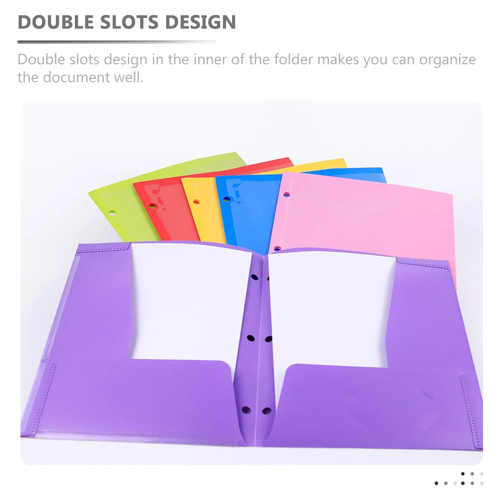 

Набор из 6 папок для документов из полипропилена, органайзер для деловых документов, папки для хранения с карманами, для переплета книг