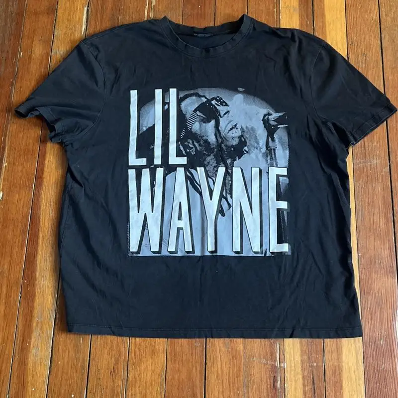 ليل واين يونغ موني تجارة تي شيرت أسود ثلاثة XL