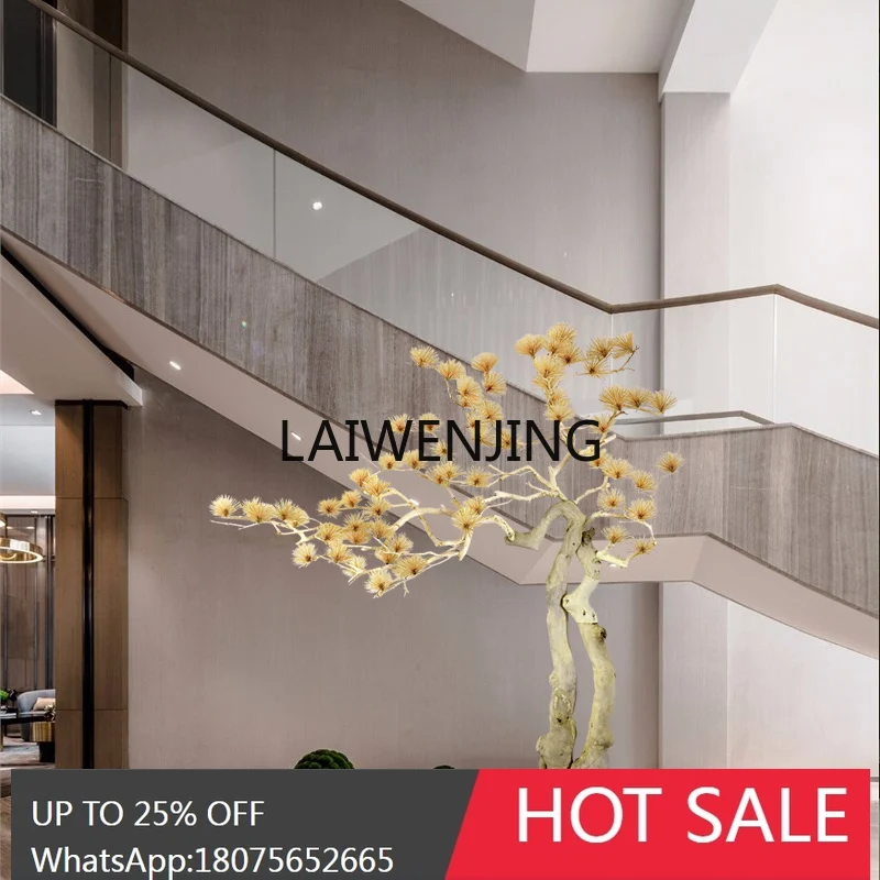 simulation pine tree large interior decoration hotel landscaping floor large ornament