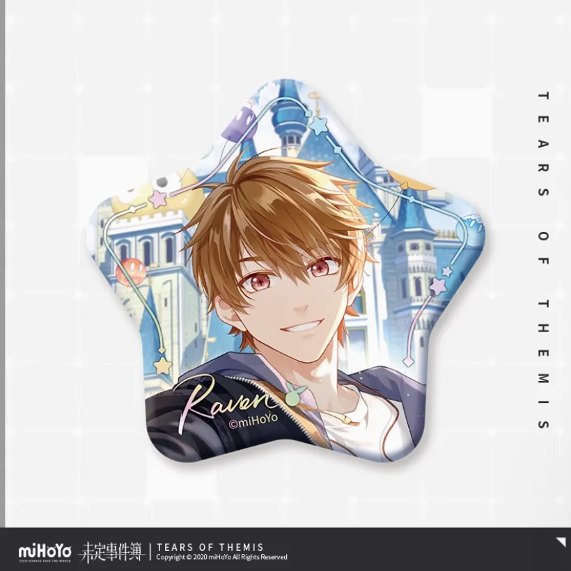 Tears of Themis Luke Xia Yan Artem Zuo Ran Vyn Mo Yi Marius Lu Jinghe Official Star special Shaped Badge Cosplay Gift Limited