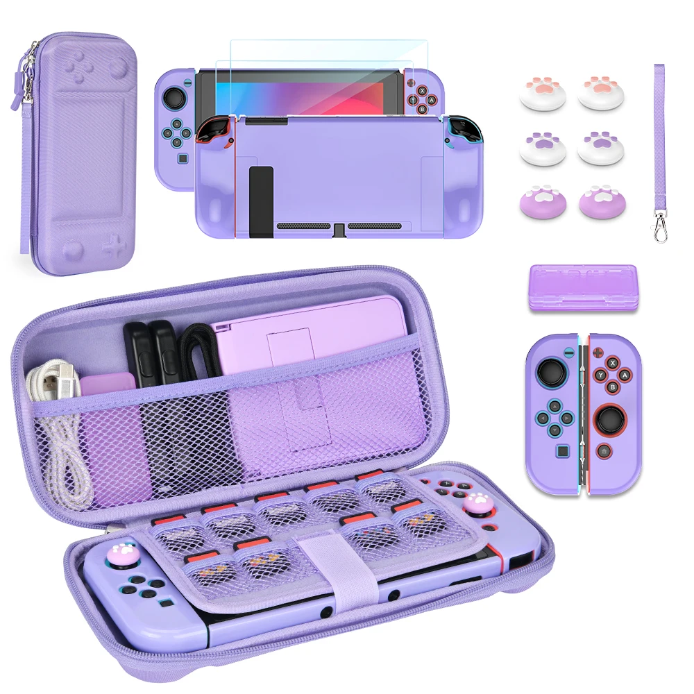 

Сумка для переноски для Nintendo Switch 2017 игровые аксессуары против царапин 14 в 1 для консоли Nintendo Switch & J-Con