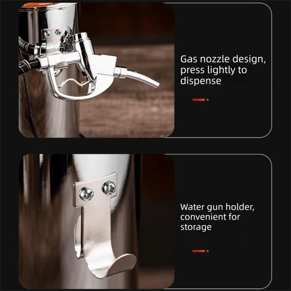 

Creativity Single Pump Wine Dispenser Retro Style Drop Resistant Beverage Container Plastic 900ML Beer Tower Restaurant