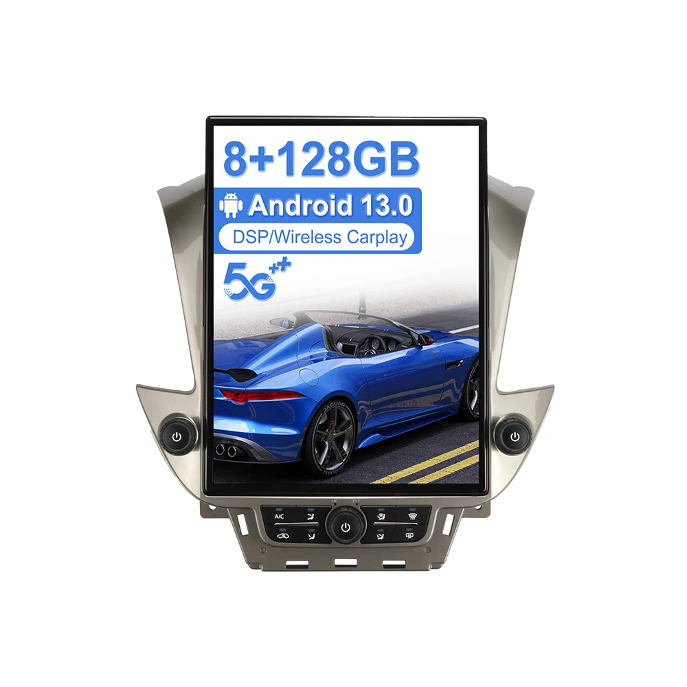 

15.6 inch Android 13 8+128G Touch Screen Car DSP Player For GMC Yukon Chevrolet Tahoe Suburban 2014 - 2020 GPS Radio Stereo Unit
