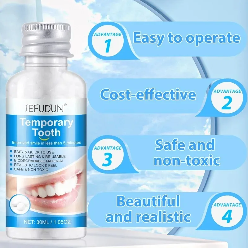 Temporary Tooth Repair Glue Filling Solid Denture Hot Melt Adhesive Shapeable Teeth Gaps Mouth Safety Dental Supplies Oral Care