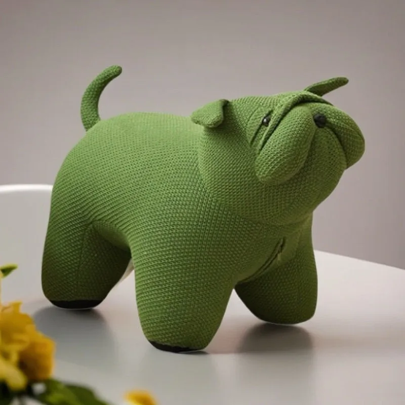 Dou Hundehocker Shapi gestrickter Kinderhocker kreative Wohnzimmer Ornament Cartoon Home Schuh