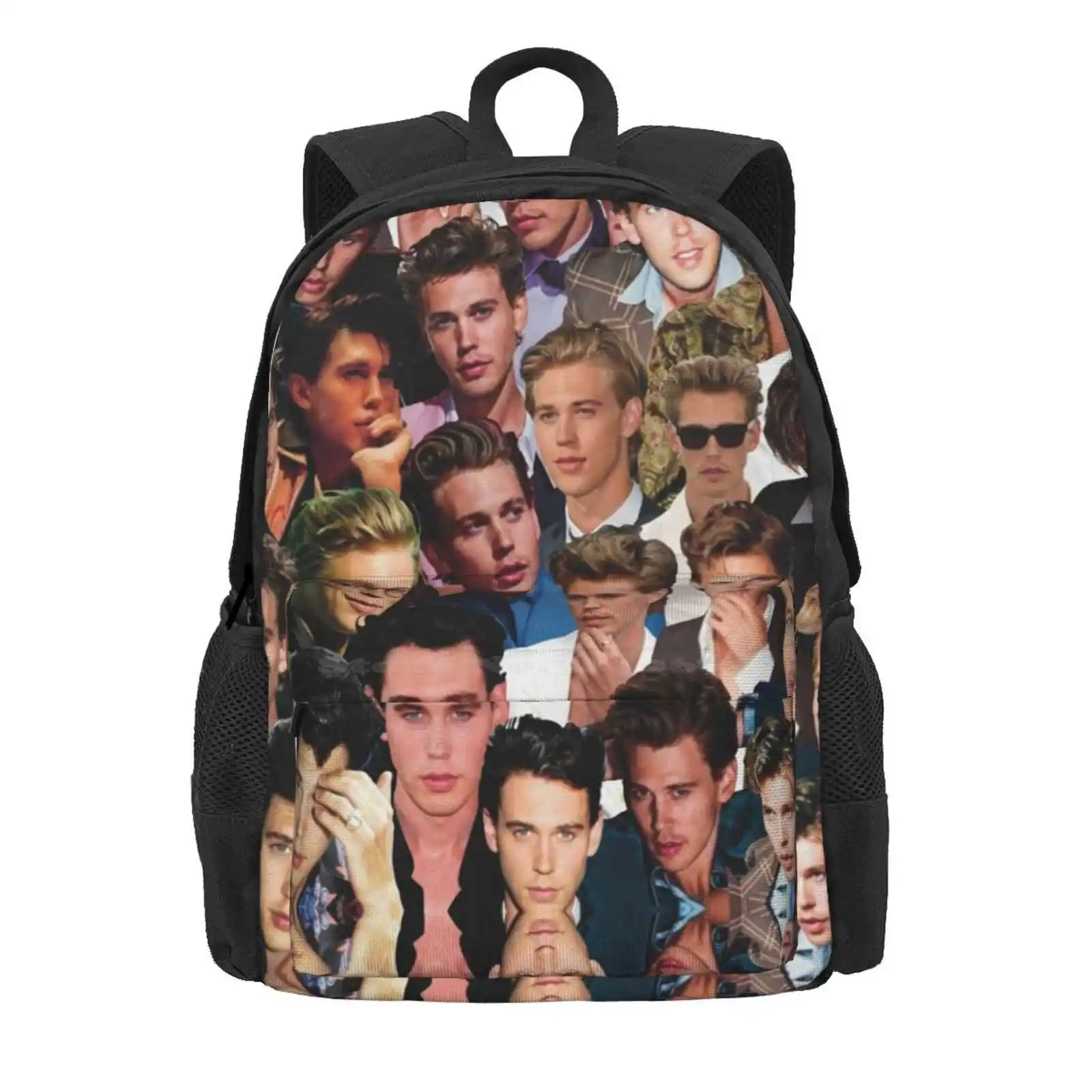 Austin Butler Photo Collage Hot Sale Schoolbag Backpack Fashion Bags Photo Collage Collages Austin Butler