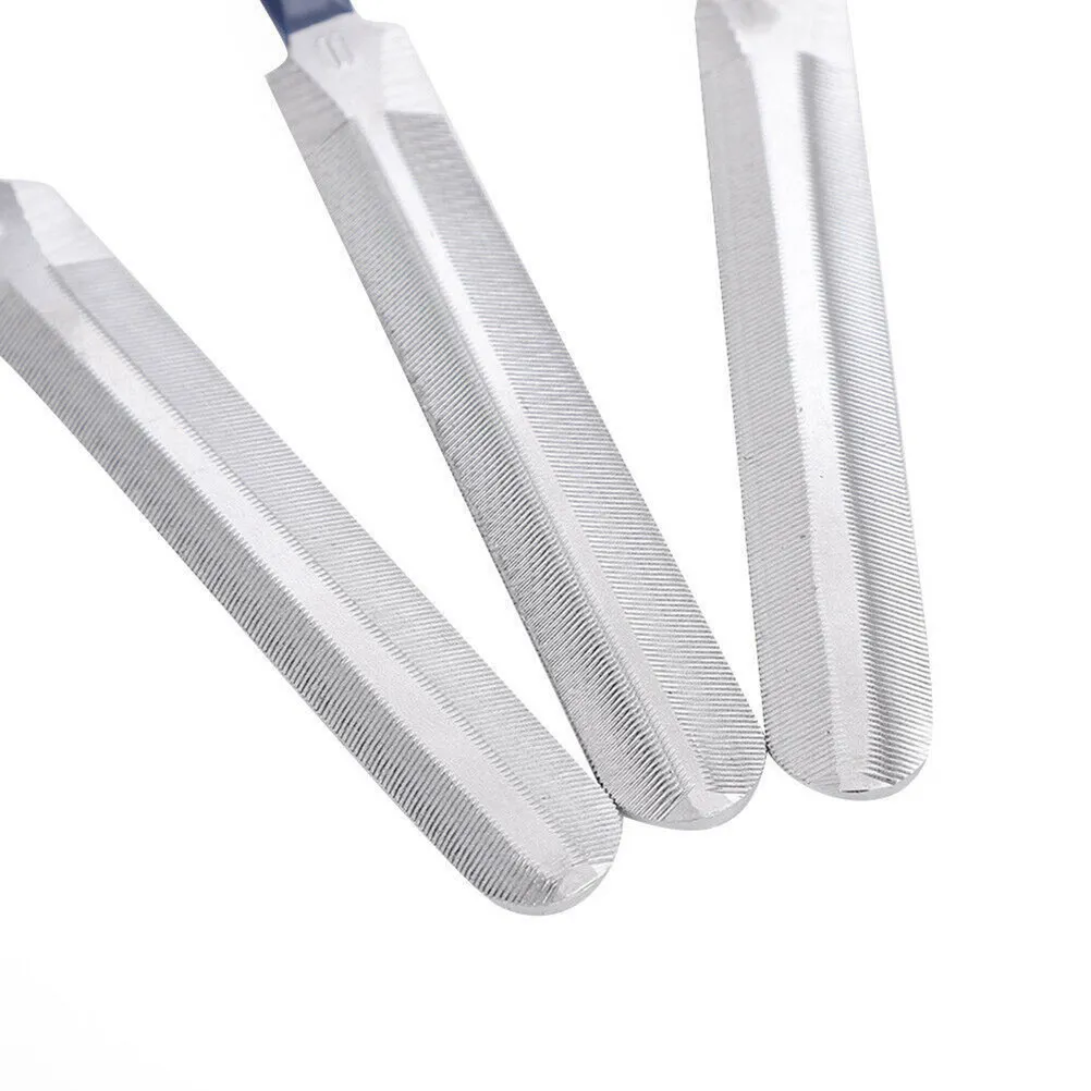 3Pcs Guitar Nut File Set Tapered V-Shaped Slotting Files for Ukulele Bass Fret Wire Installation Luthier Repair Tool