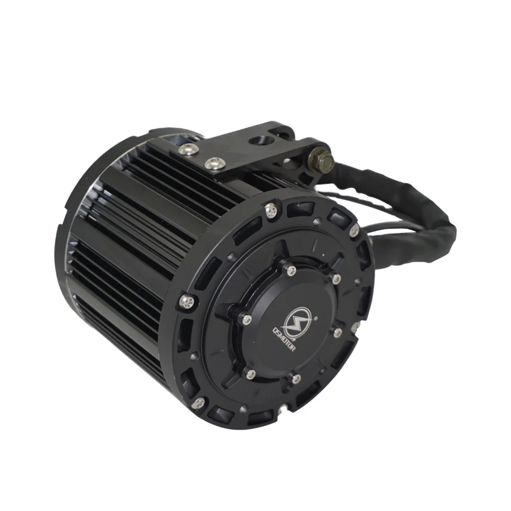 138 3000W 70H 6000W Max Continous 72V 100KPH V1 Mid Drive Motor With Sprocket Type