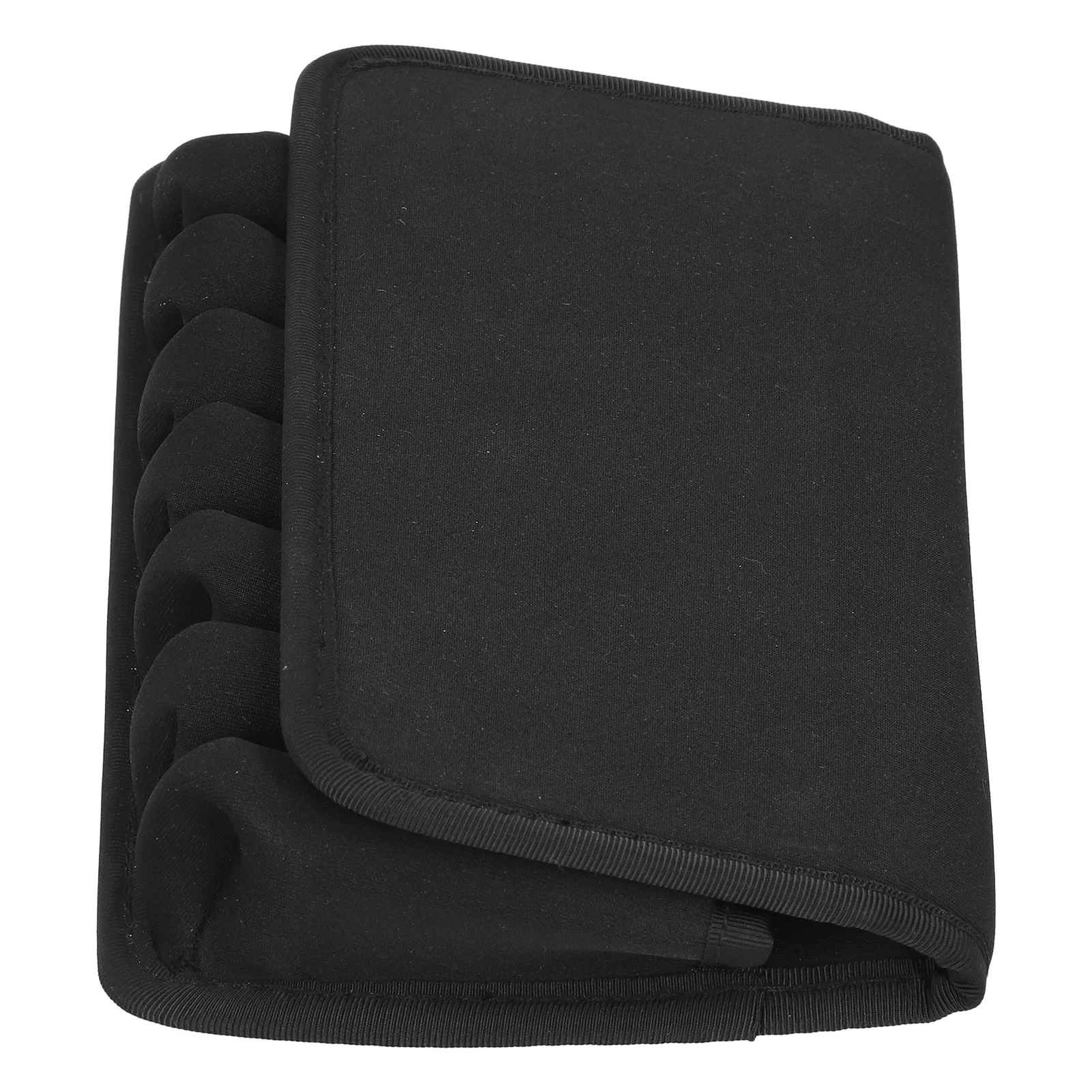 Custodia per armoniche a 10 fori Custodia per armonica portatile in tessuto antiurto Eva nero da 7 supporti Custodia per armonica portatile da 1 pezzo con slot interno