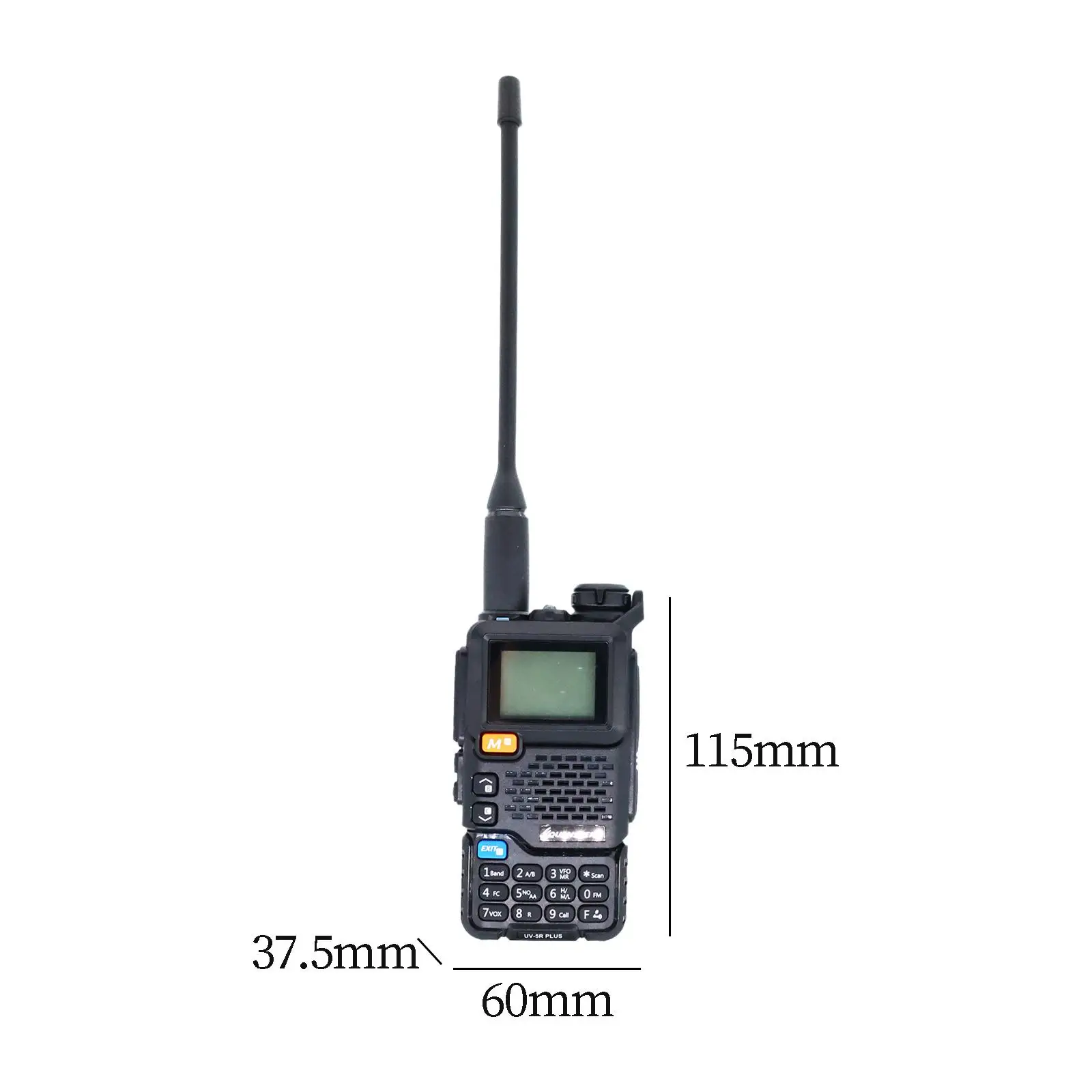 Quansheng-Long Rang Walkie Talkie, Display LCD, rádio portátil de alta potência para segurança, camping, caça de negócios, Uv-k5 Plus