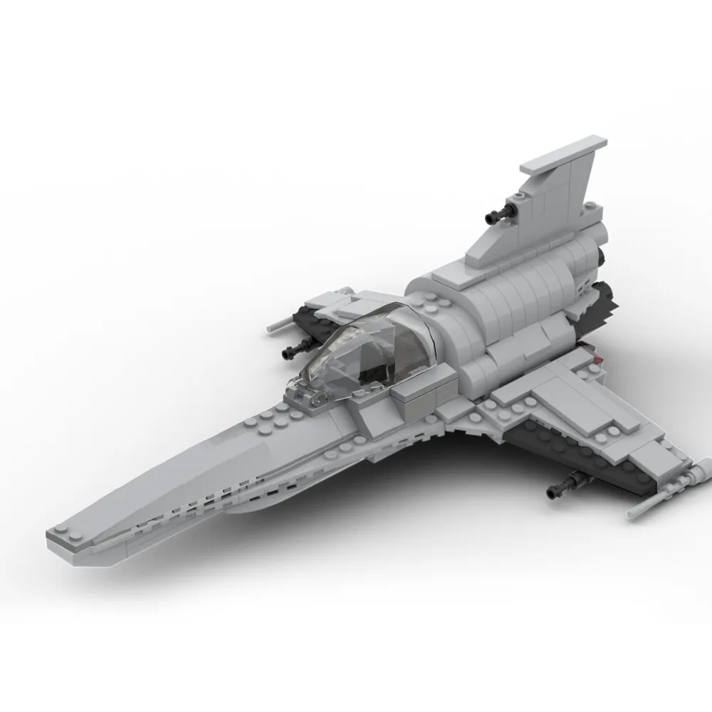 

Custom MOC: C9106 Colonial Fleet's Viper Mark 7 Fighter Model 289 Parts
