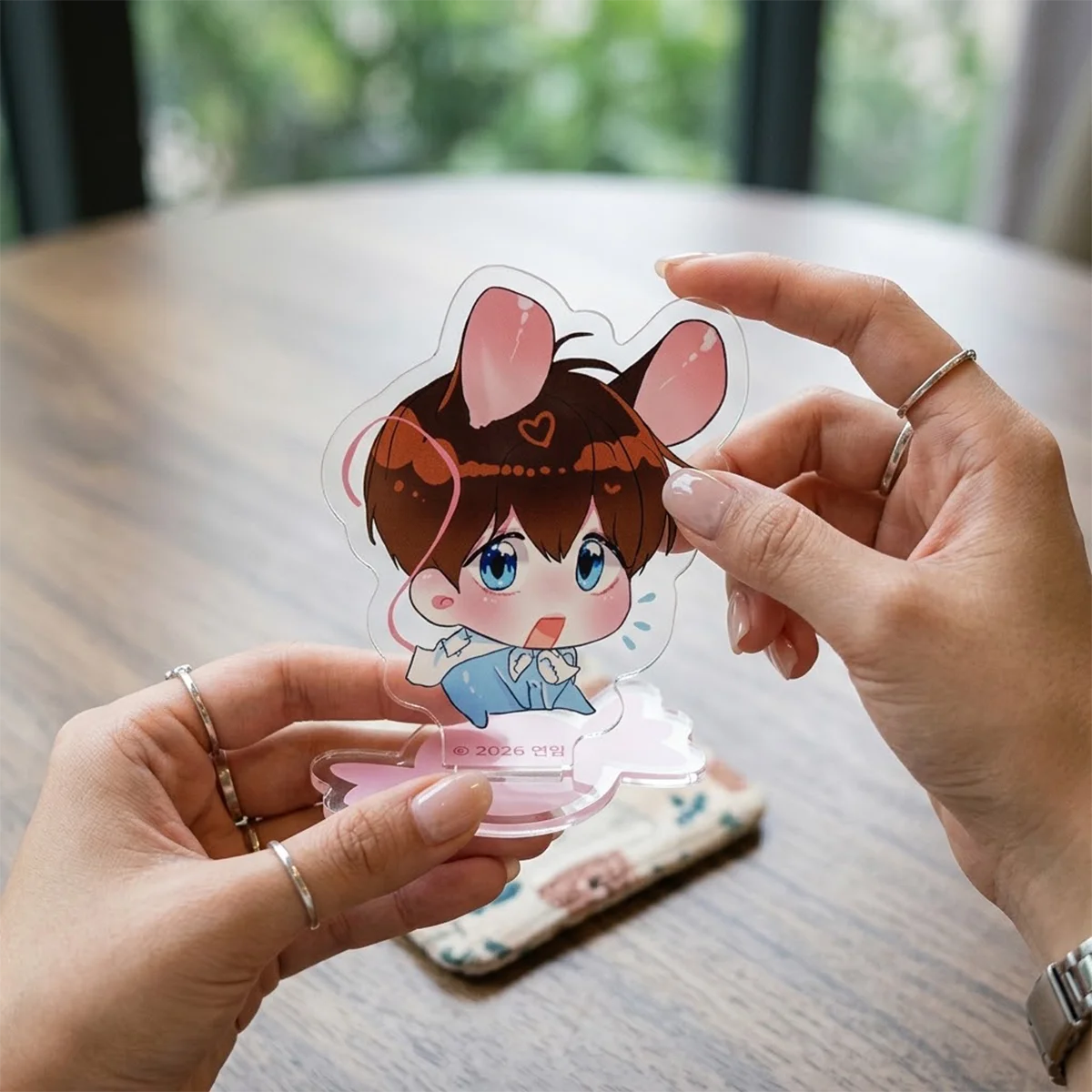Anime Gift Minty Fresh 10cm Acrylic Stand Set MF Collectible Merch Desk Decor Halloween Fan Display New Keychain