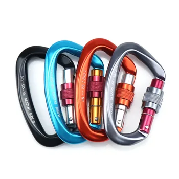 25kN D-Shape Rock Climbing Carabiner 1