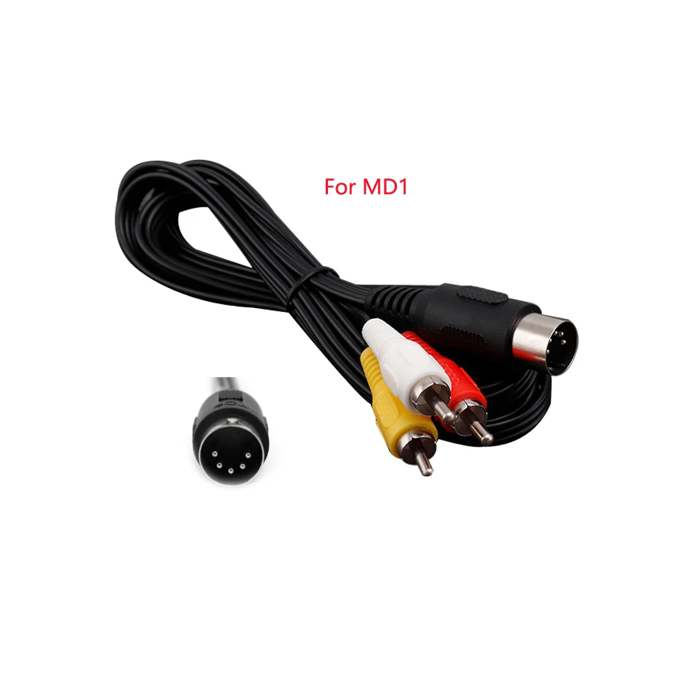 1.8M Hoge Kwaliteit Av Audio Video Kabel Voor Sega Mega Drive 1 3rca Snoer Voor Genesis 1 Kabel