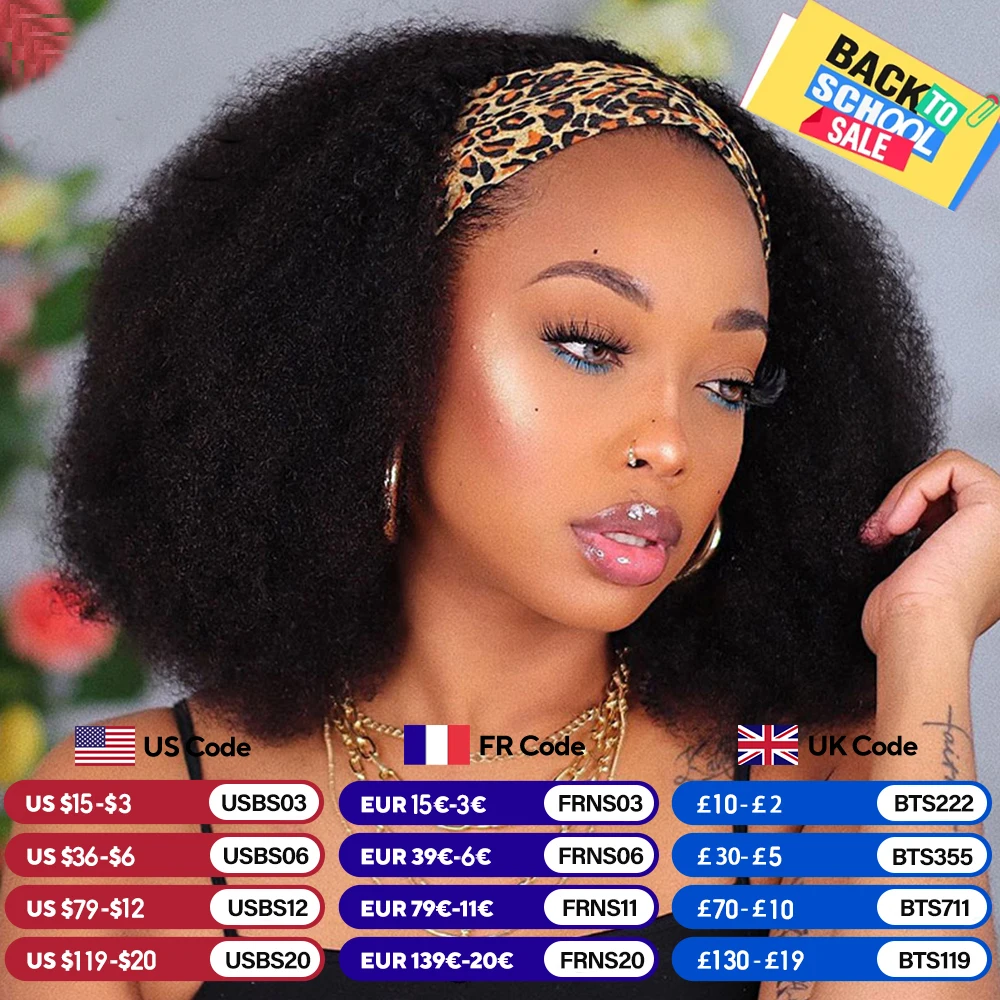 #58 Popular Human Hair Headband Wigs Choices