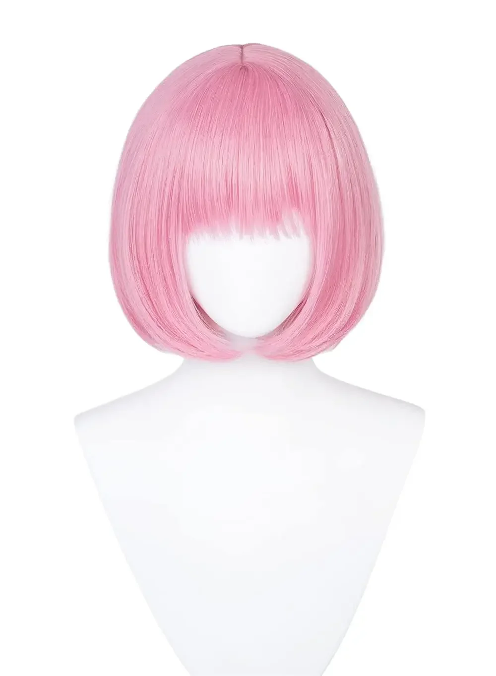 Ootori emu Cosplay Wig for Project Sekai Cosplay, Short Straight Pink Party Wigs for Women Girls Pink