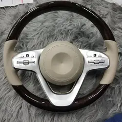 Mahogany steering whe for Maybach Mercedes-Benz W167 W177 W190 W205 W206 W213 W217 W222 W223 X253 W290 W292 W463 W464 H243 X243