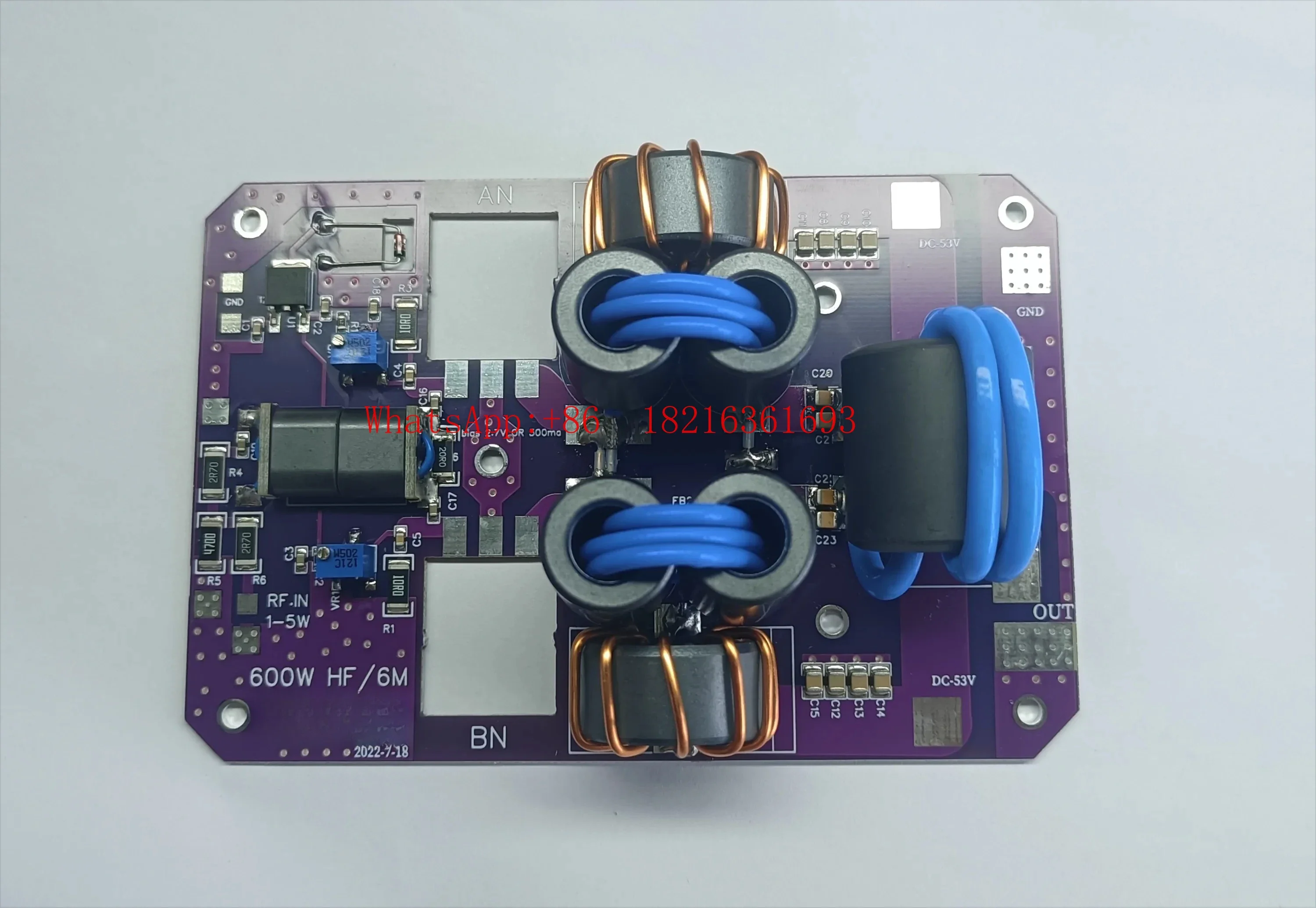 New Arrival HF600W Shortwave Power High Power Shortwave Radio DIY Power Board Shortwave