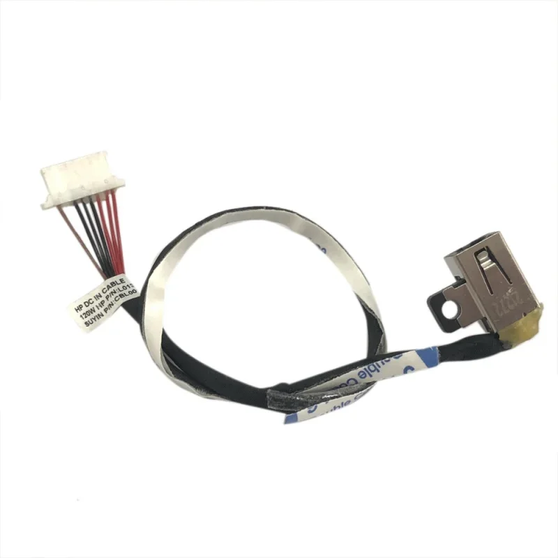 WYORESY DC IN POWER JACK CABLE 120W L01135-Y77 For HP 15-CH 15-CH011NR