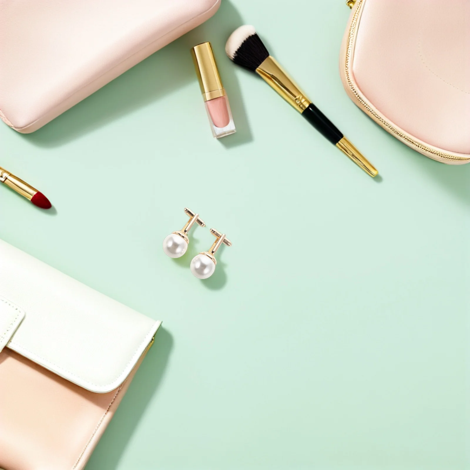 남성용 세트 합금 모조 진주 셔츠 커프스 단추 비즈니스 웨딩 정장 이벤트용 남성 웨딩 수트 커프스 단추