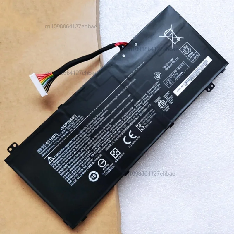 

AC15B7L AC14A8L Battery For Acer Aspire V15 Nitro VN7-591 591G VN7-592G 571G VN7-791G 792G VX15 VX5-591G-550Z Spin 3 SP314-51