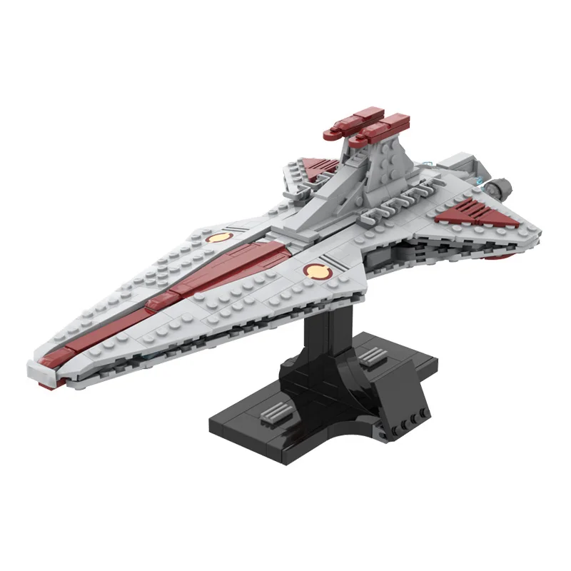 

NEW 623PCS Star Plan Movie MOC Venator-Class Republic Attack Cruiser Space fighter model DIY creative ideas ChildToy Gift bricks