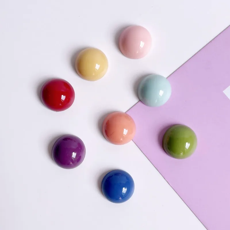 Aimants de réfrigérateur ronds mignons, ensemble d'autocollants de réfrigérateur de dessin animé coloré, petit aimant de réfrigérateur magnétique en résine, décoration d'intérieur, Kawaii, 10 pièces