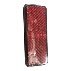 Universal Motorcycle Red Reflector Repair Part High Quality Rectangle Reflective Bolt On Reflective Strips for Bike Cars