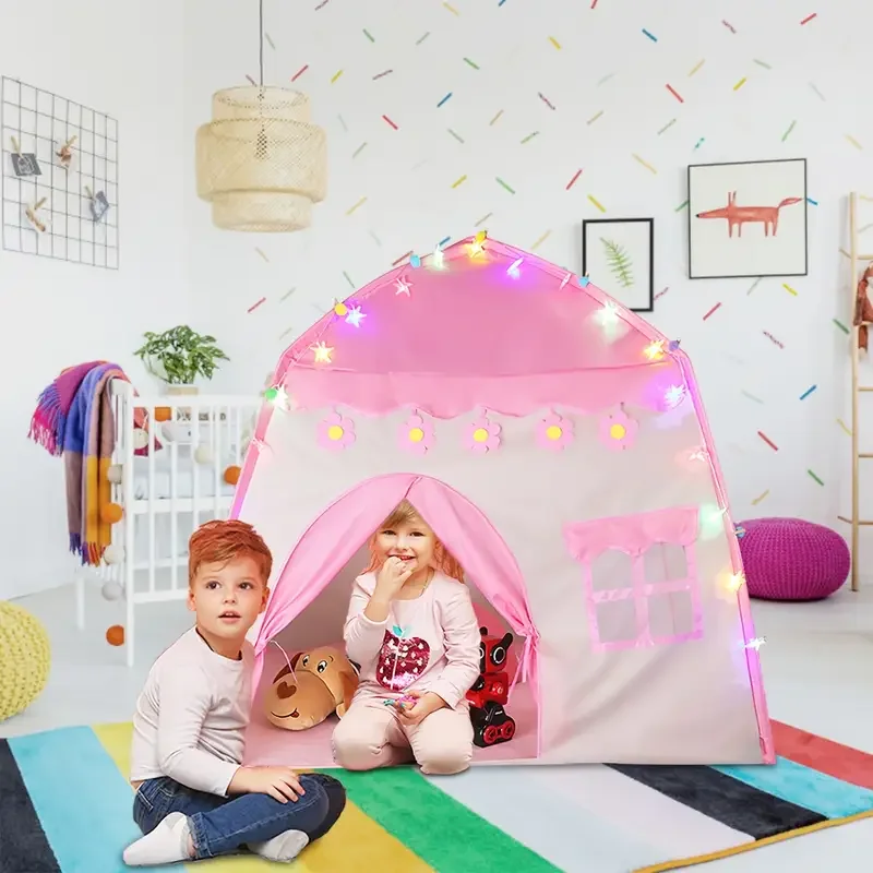 

GEERTOP Kids Play Tent Princess Castle Children Indoor Playhouse Indoor Outdoor Gift For Girls Boys