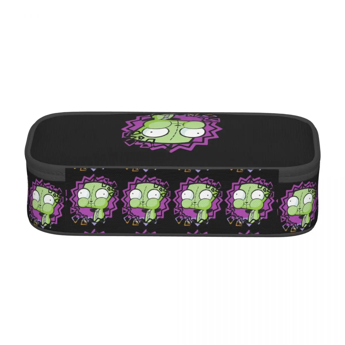 Invader Zim Madness (3) Pencil Cases for Student Pen Box Pencil Bag Large Capacity Pencil Pouch Pen Holder