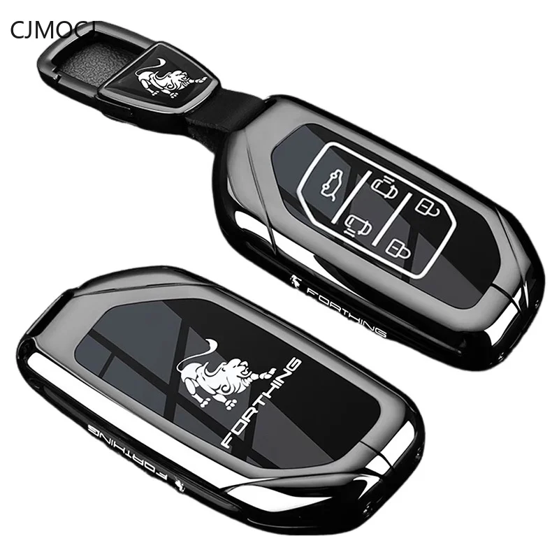 

Premium Zinc Alloy Key Cover for FORTHING T5 EVO/V9/S7/Yacht/Thunder/Star - Protective Key Case Keybag Keychain