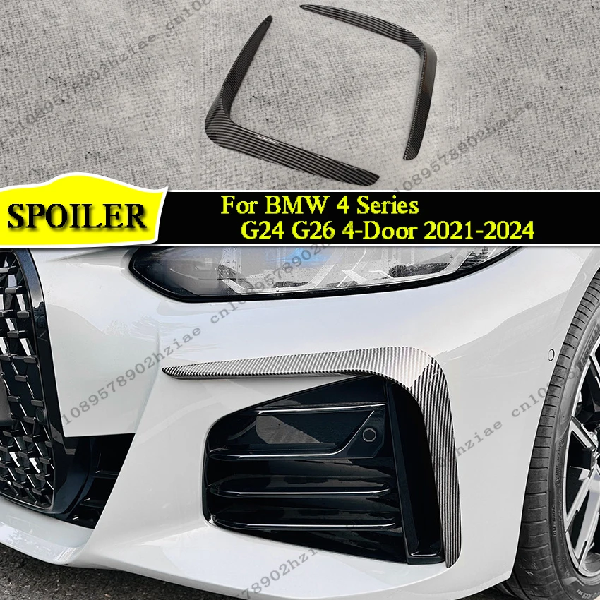 

Передний противотуманный фонарь, рамка, спойлер для BMW 4 серии G24 G26 2021-2024, передний бампер, боковой спойлер, сплиттер, диффузор, аксессуары для тюнинга