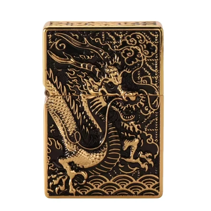 New ZORRO Zoro Kerosene Lighter 1024 Windproof Relief Heavy Armor Double-sided Weilong Enamel Color Creative Men's Gift Tool