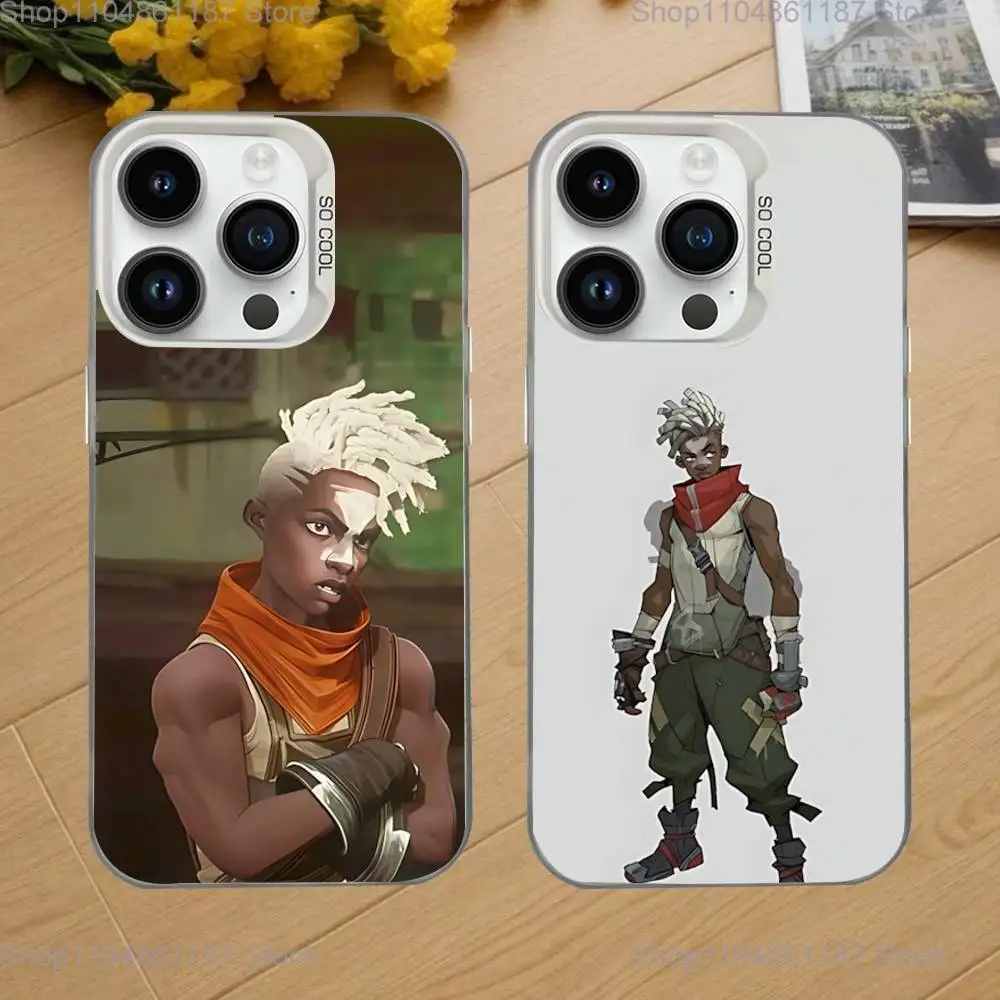 

Game Ekko A-Arcane L-Lol Phone Case For iPhone 16,15,14,13,12,11,Mini,Pro,SE,MAX White Matte Shockproof Cover