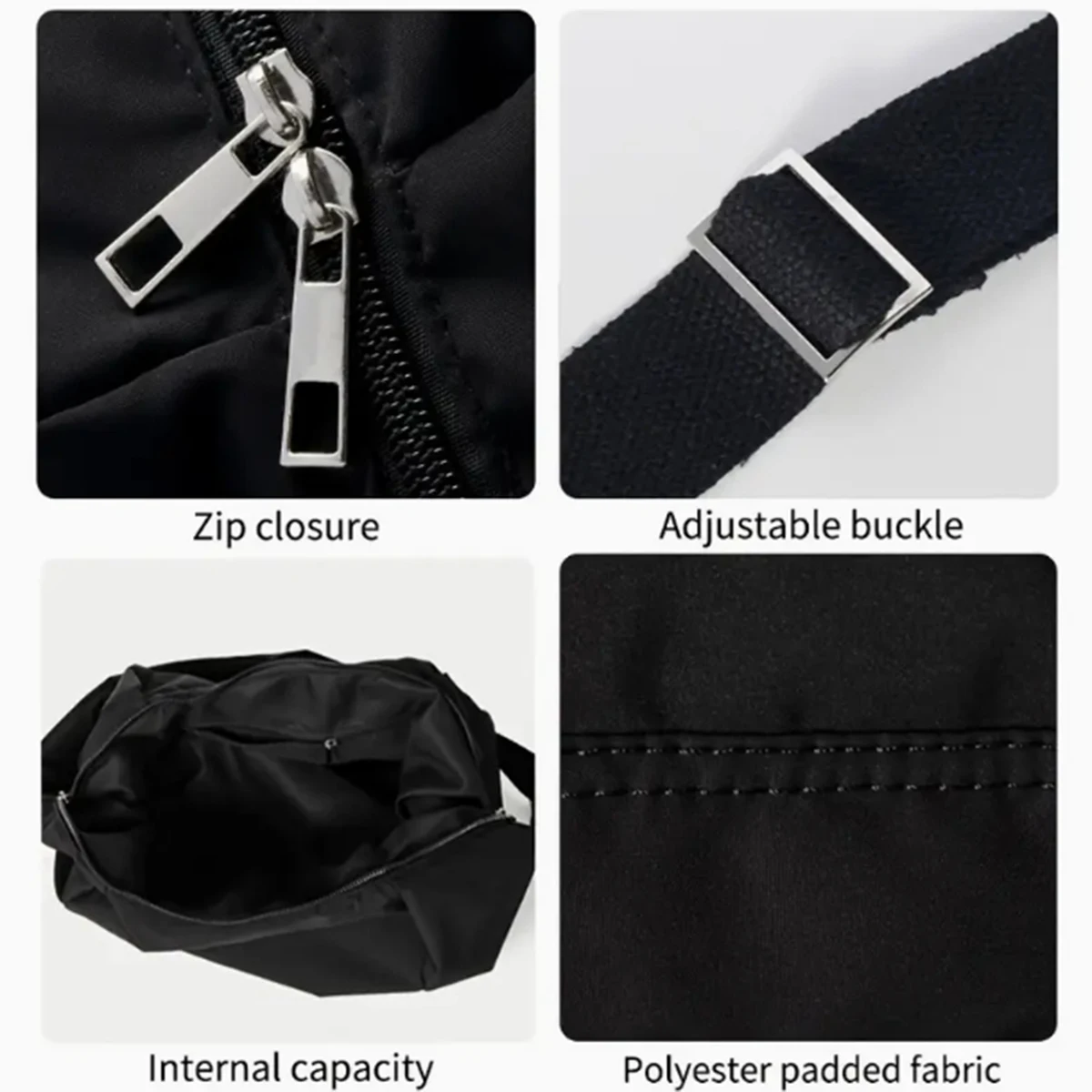 

Fashion Women Large Capacity Crossbody Shoulder Bag Down Cotton Casual Simple and Versatile