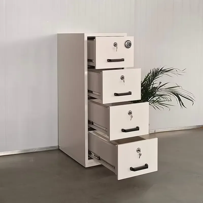 4 Drawer Fireproof File Cabinet Heavy Duty Office Safe Large Capacity with Combination Lock 2 Hour Fire Resistance Storage