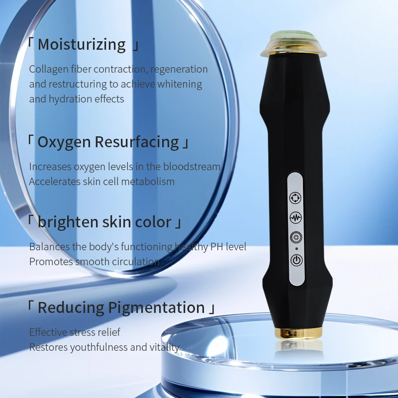 Oxygen Bubble Pen CO2 Oxygen Portable Facial Machine CO2 Gel Facial Skin Care Device Facial SPA CO2 Bubble Oxygen Beauty Machine