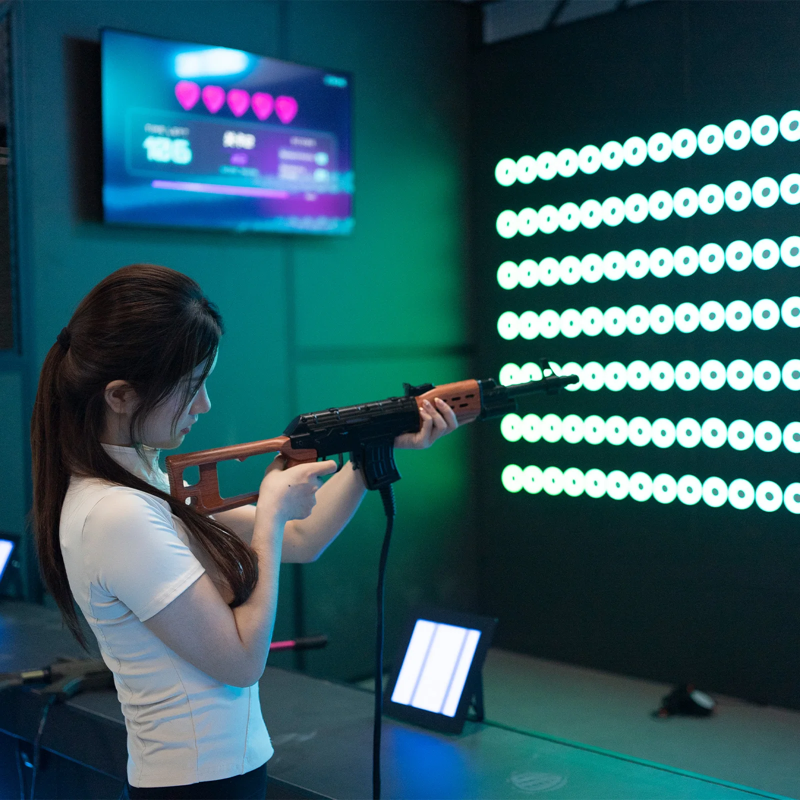 Pixfi Games Intelligent Sensing Equipment, Battle VR Shooting Game & Interactive Shooting Game