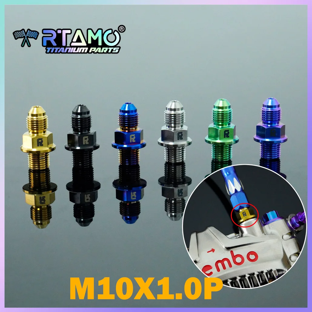 

RTAMO Титановый болт-банджо M10X1.0P для болта масляной трубы с прямой головкой GARUDA