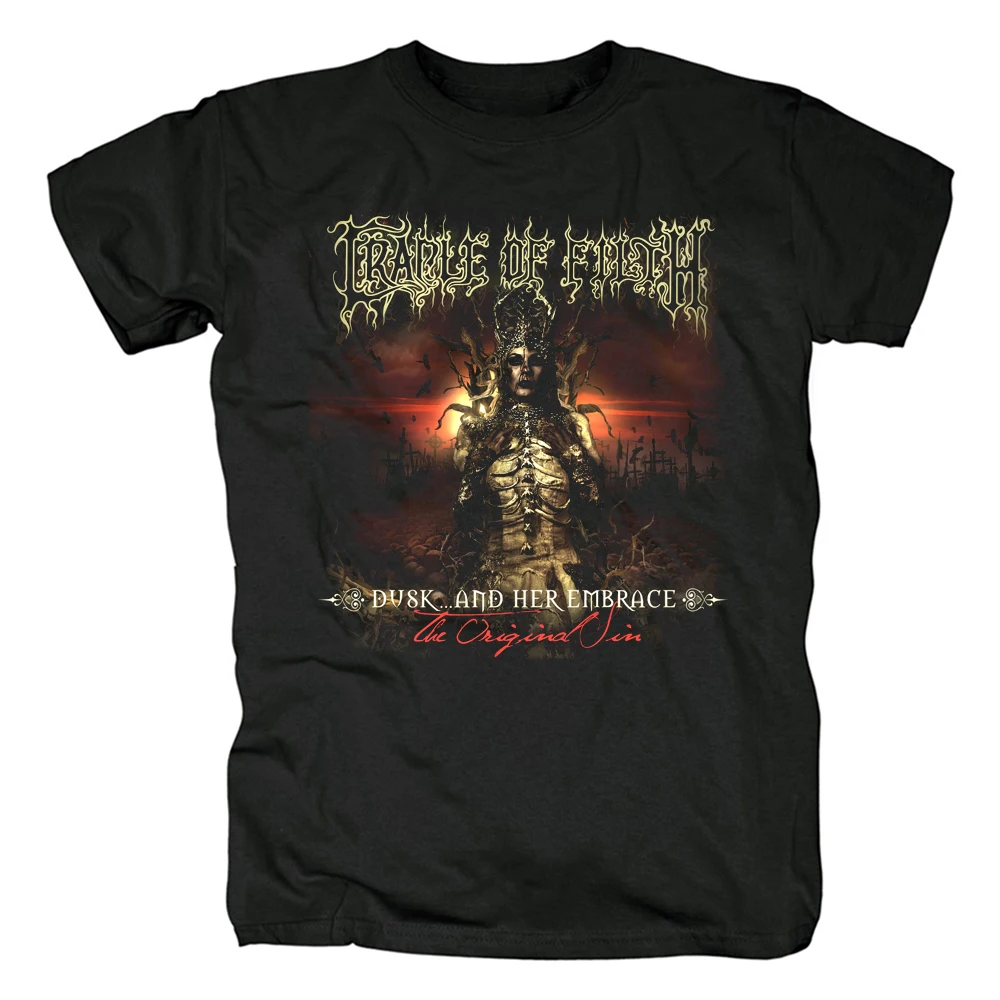 Cradle of Filth The Principle of Evil Made Flesh T-shirt Causal Summer Cotton Tee Tops